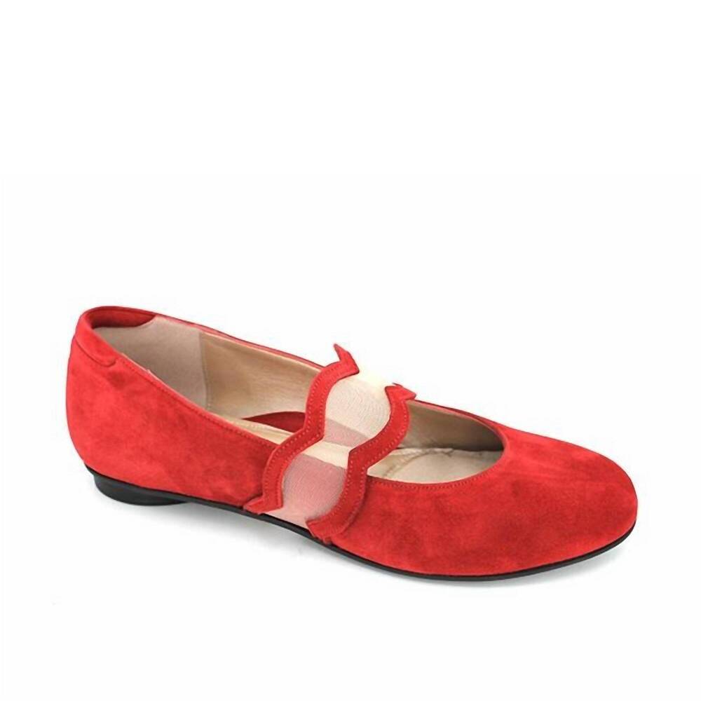 NEW BEAUTIFEEL women's iris slip-on shoes in dark red suede
